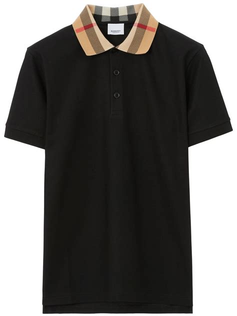 camisa gola polo burberry